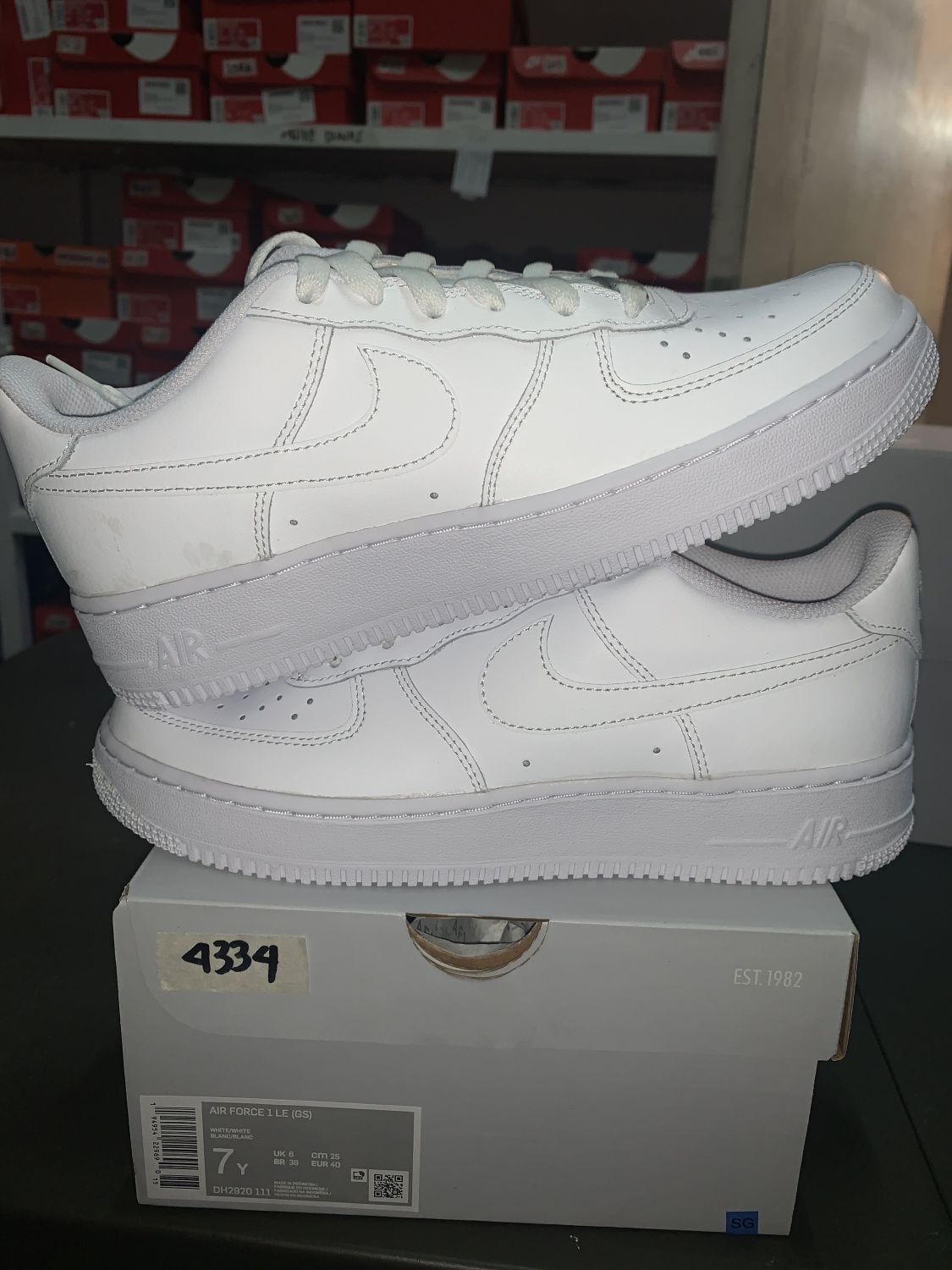 Nike Air Force 1 Le GS 'Triple White